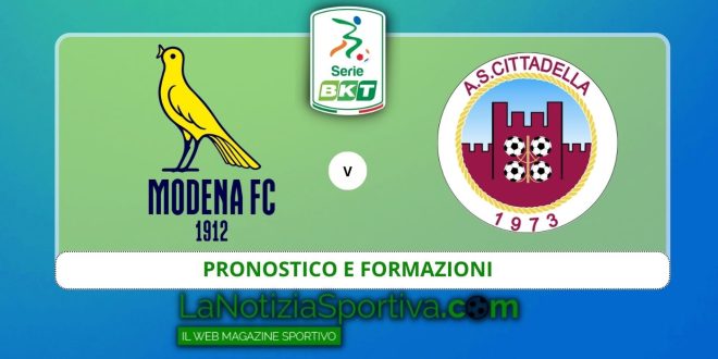 Pronostico Modena Cittadella Serie B