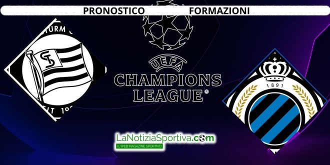 Pronostico Champions League Sturm Graz-Brugge