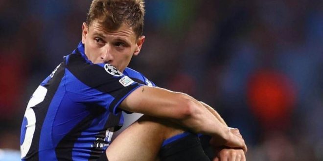 Nicolò Barella in recupero dall'infortunio